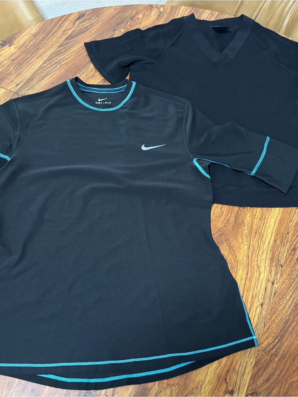 Bundle of Nike DriFit Compression Tee & Nike Tech Fly Knit DriFit Mesh Tee
